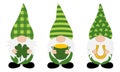 Patrick`s day Gnomes vector illustration Royalty Free Stock Photo